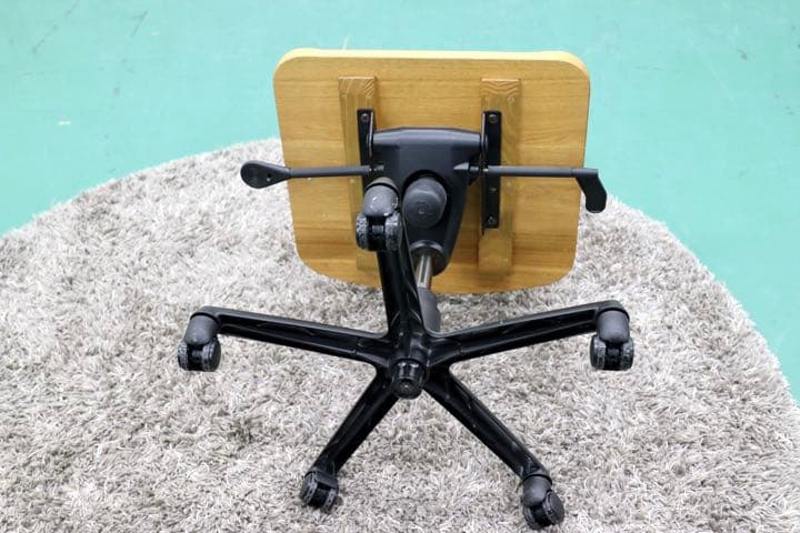 GMFT325○工房家具 デスクチェア ワークチェア タモ材×ウォールナット材