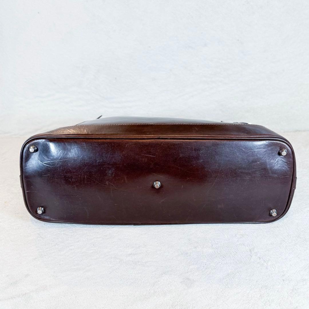 WILDSWANS ワイルドスワンズ ドラッカー レザー トートバッグ ブラウン