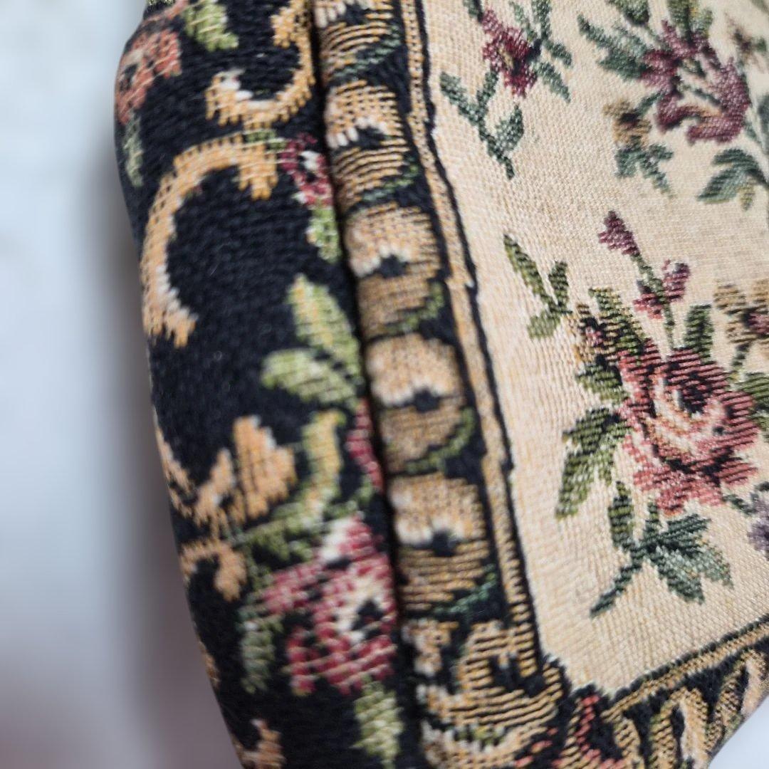 西ドイツ製【アンティークゴブラン織バッグ】