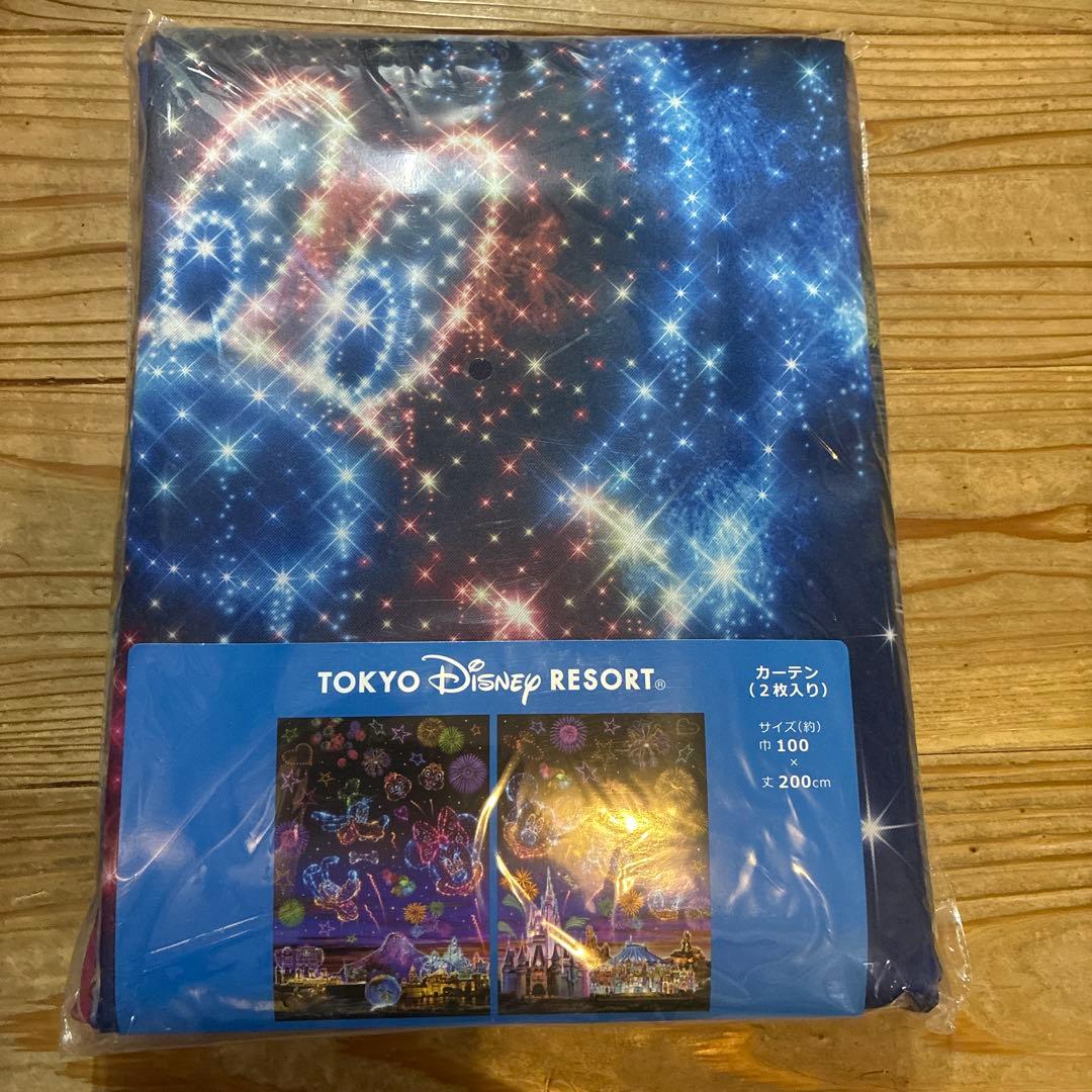 東京ディズニーリゾート カーテン 2枚入り 約100×200cm