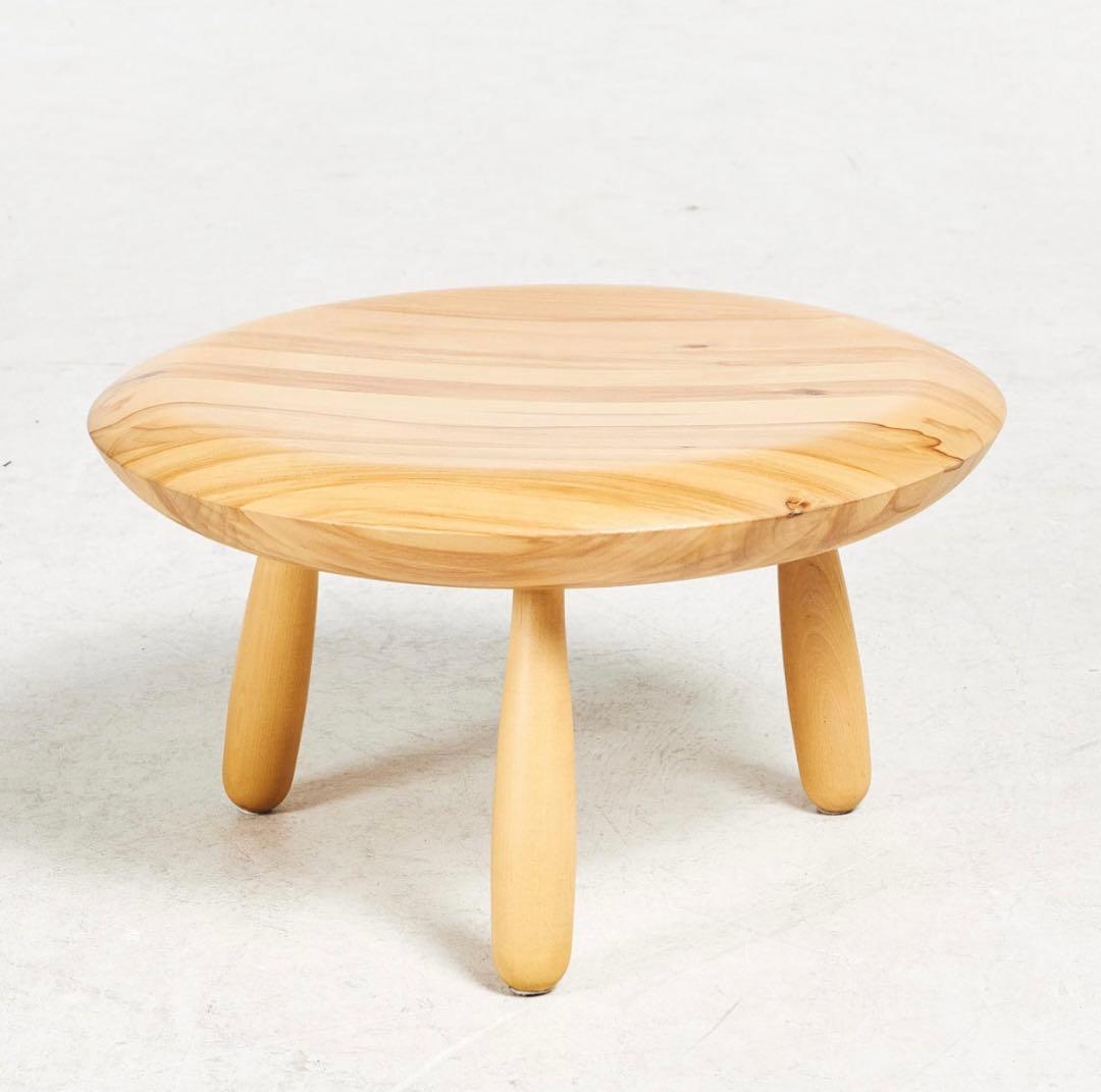 ヴィンテージ Ikea Karljohan　パイン無垢材 サイドテーブル