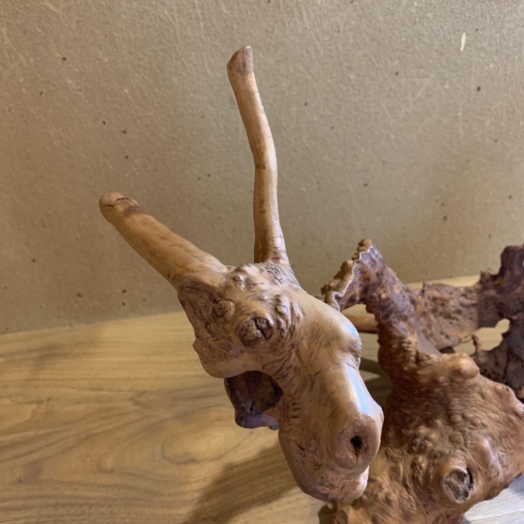 変木 天然木 飾り木 龍 動物 インテリア 工芸品 木工 木彫