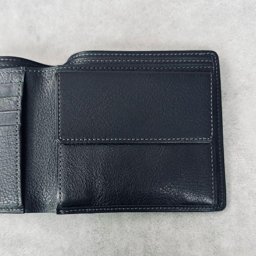 未使用✨GIVENCHY ワンポイント　4Gロゴ　レザー　二つ折り財布 黒
