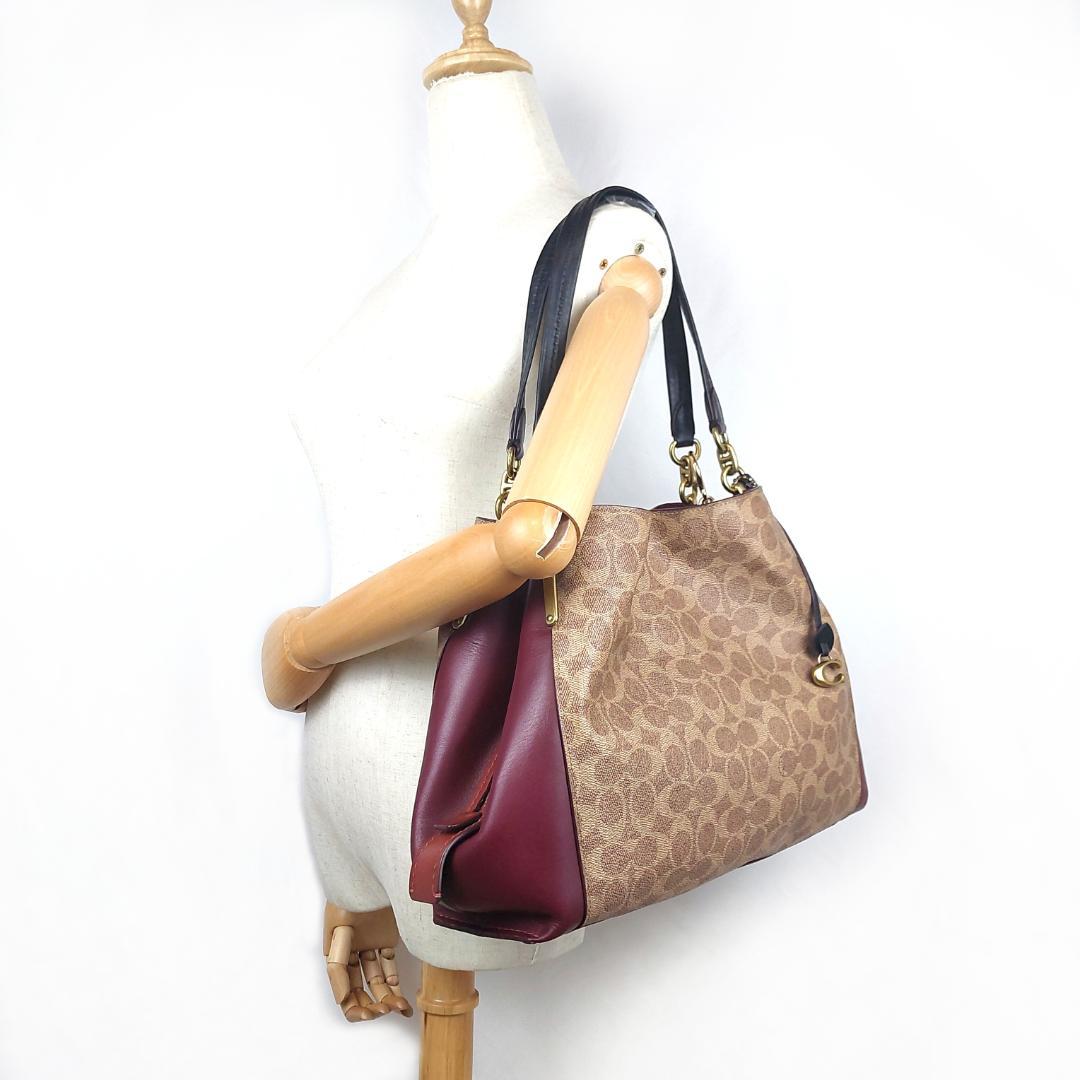 COACH コーチ トートバッグ ダルトン 31 ショルダーバッグ シグネチャー