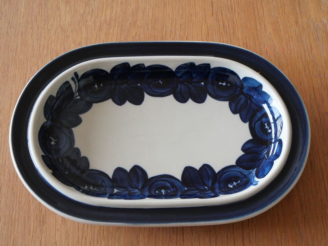アラビア　アネモネ　オーバル　プレート　大皿