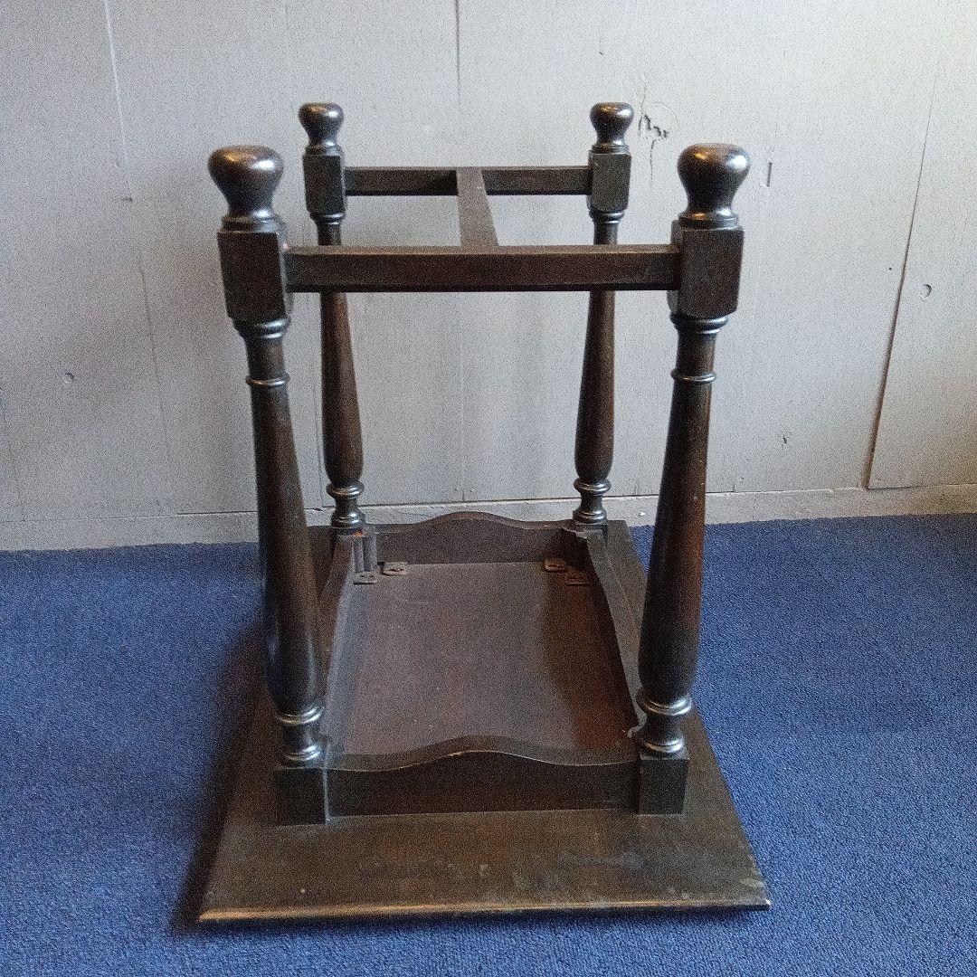 木製テーブル 約63cm x 41cm　ヴィンテージ　昭和レトロ