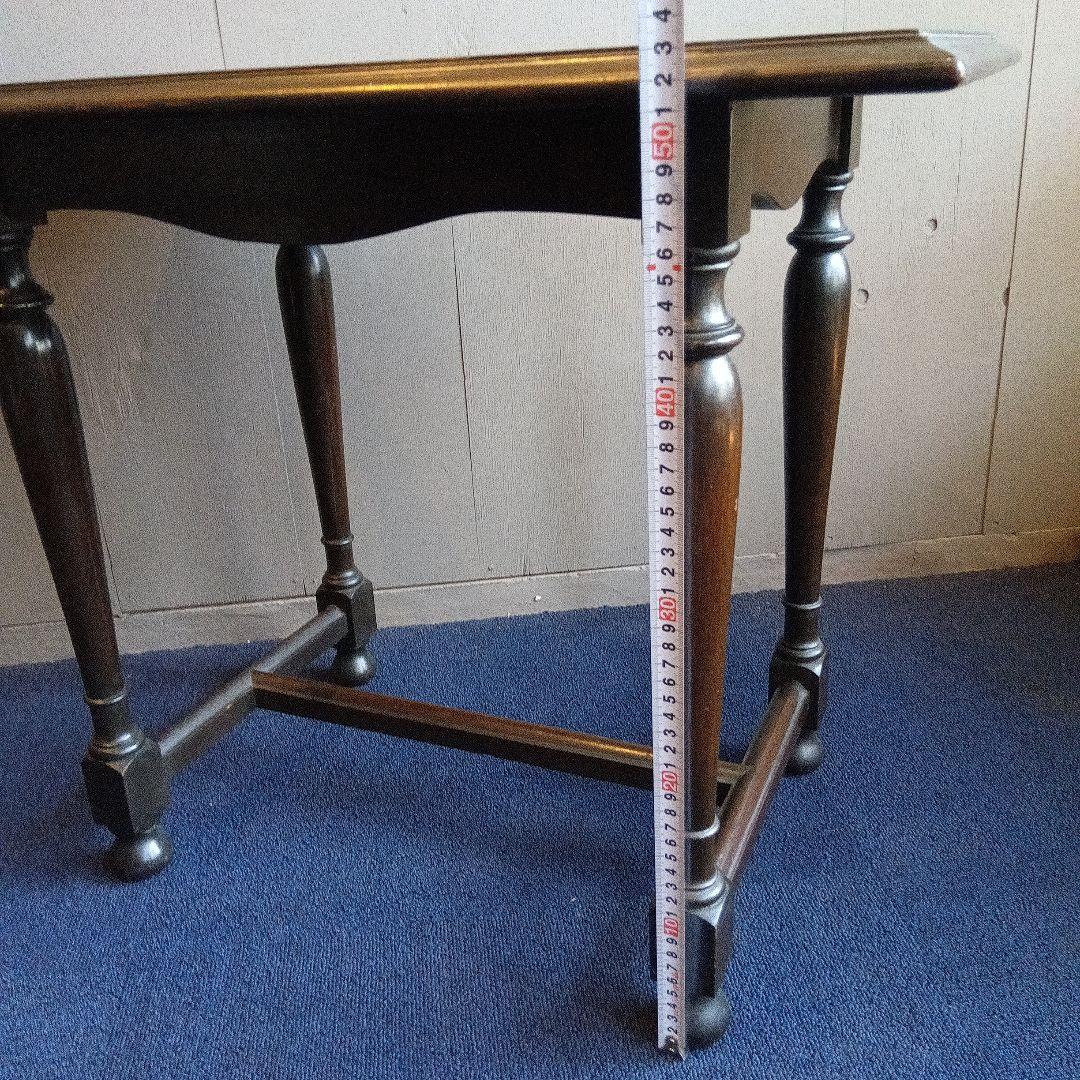 木製テーブル 約63cm x 41cm　ヴィンテージ　昭和レトロ