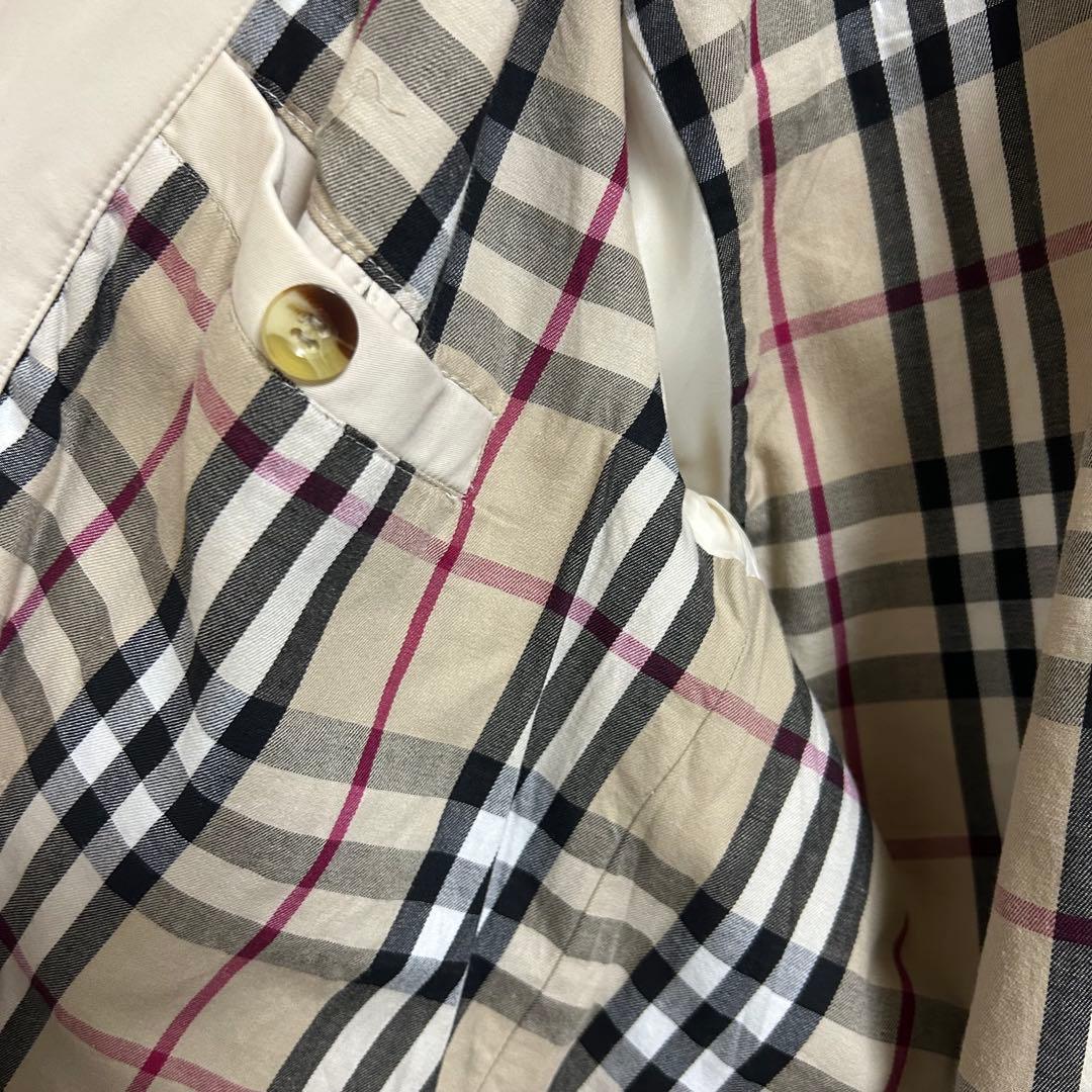 【BURBERRY LONDON 】ノバチェック ドリズラー スイングトップ L