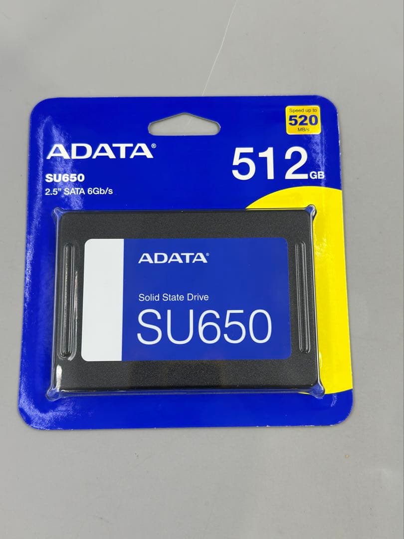 ADATA SU650 512GB SSD 2.5インチ