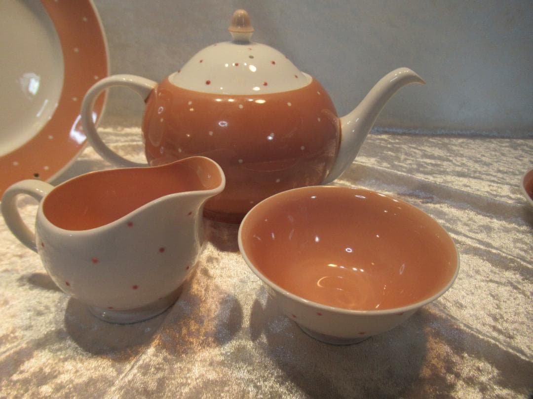 スージークーパー　レイズドスポット　ピンク　Tea for Two　刻印あり