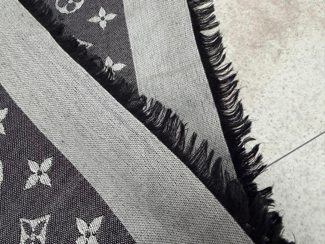 ルイヴィトン モノグラムデニム 大判 ショール M71378