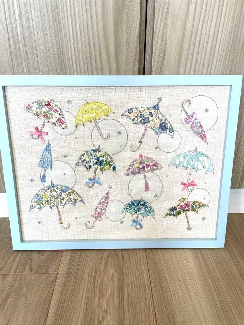 ホビーラホビーレ　ステッチフレーム　　完成品　アンブレラ　傘　梅雨