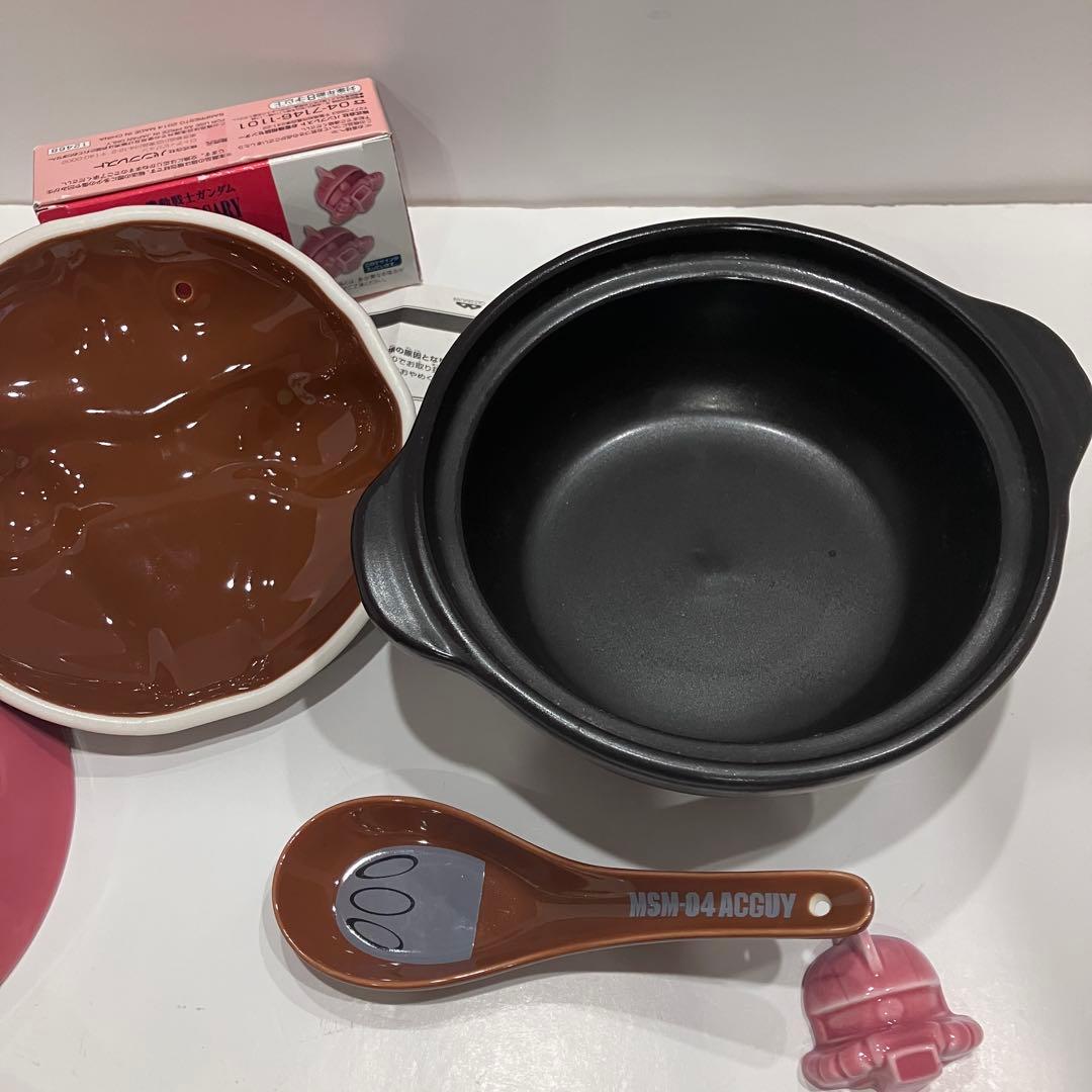 機動戦士ガンダム　35th 一番くじ　土鍋 お茶碗 とり皿 箸置き セット