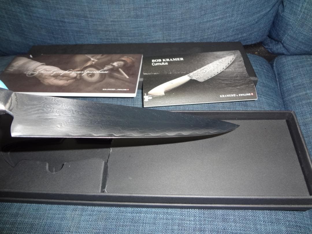 希少終売　　ボブクレーマー　三徳包丁　２０ｃｍ　キュミュラス USED