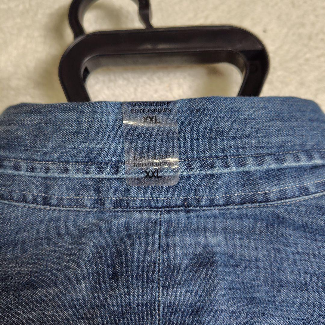 新品　現行　2XL　ポロラルフローレン　デニムシャツ　クラシックフィット　刺繍