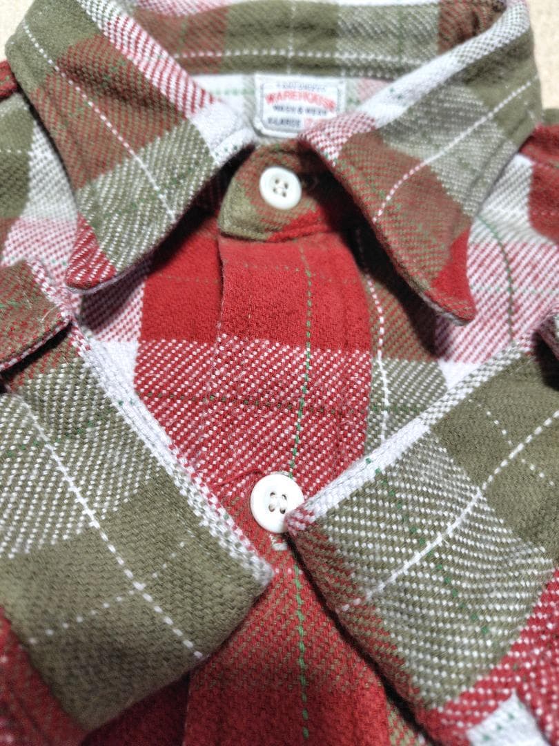 WAREHOUSE ウエアハウス ネルシャツ 42 XL