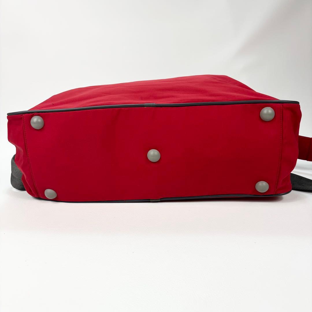 美品✨プラダスポーツ ナイロン 2way ボストンバッグスポーツバッグ 赤