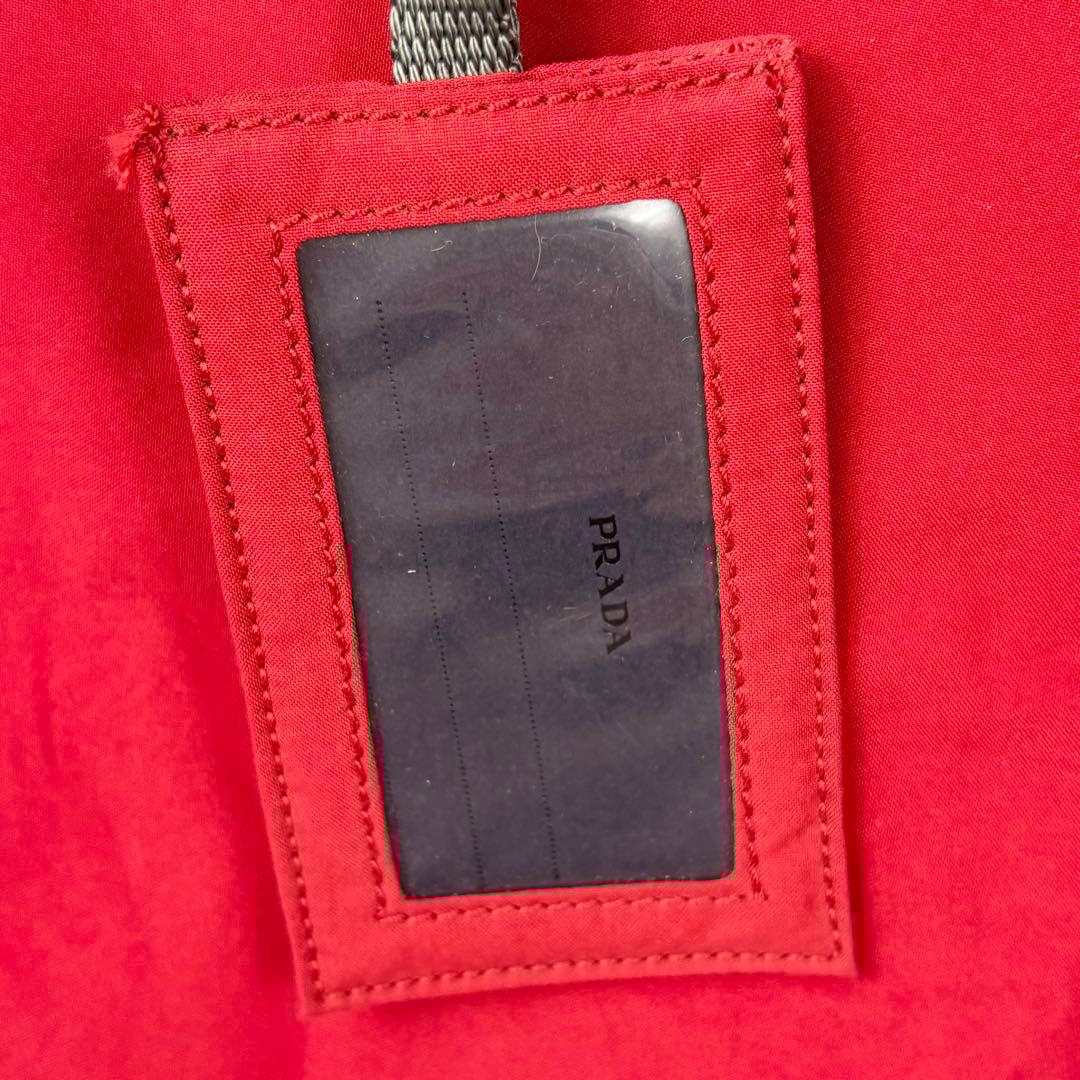 美品✨プラダスポーツ ナイロン 2way ボストンバッグスポーツバッグ 赤