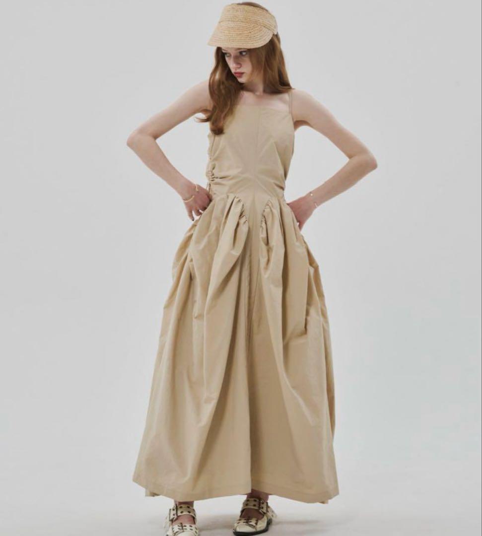 THE TOÉ montauk waist gather dress