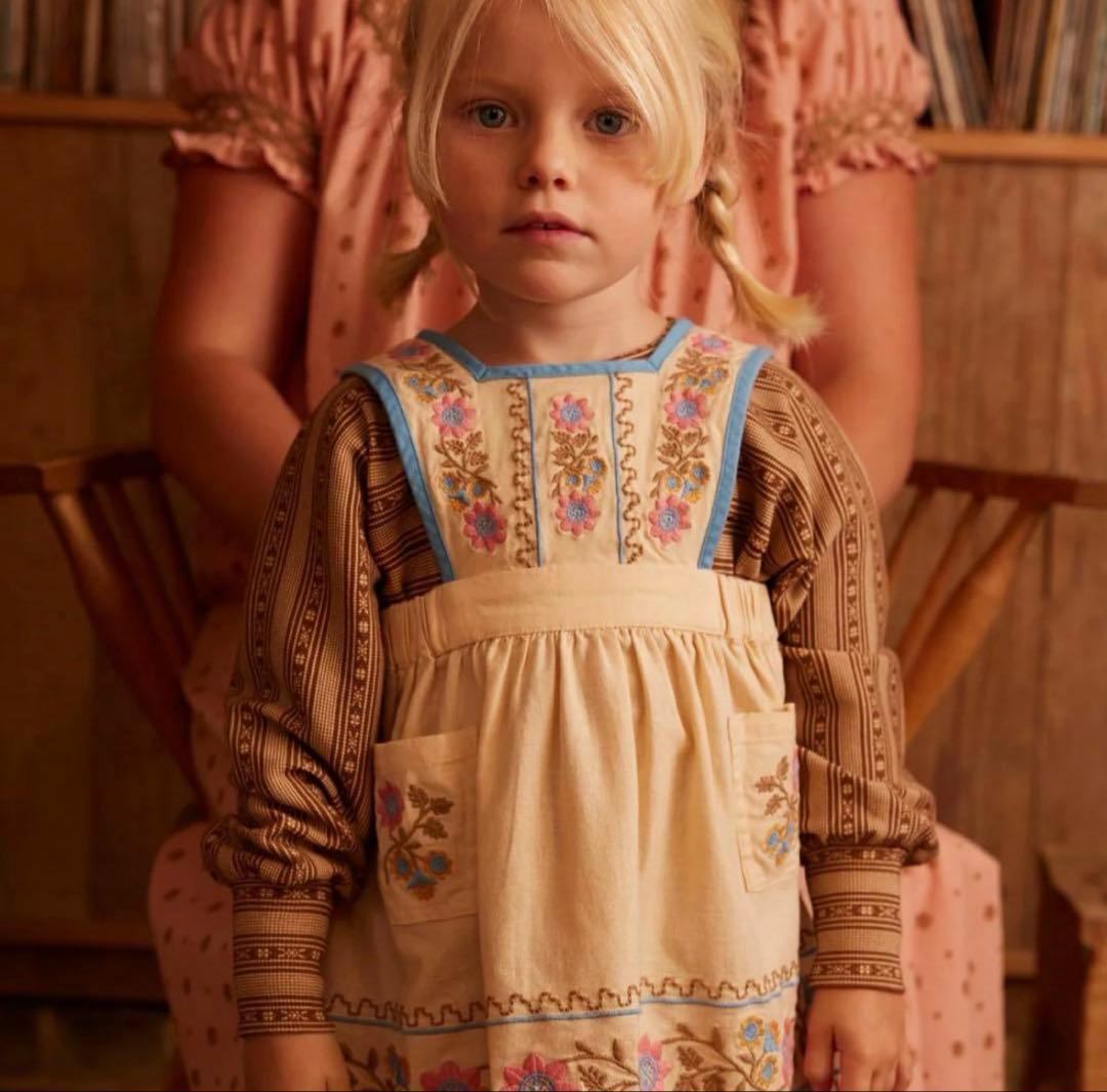 ワンピース Apolina URSINA PINAFORE CASHEW 5-7y
