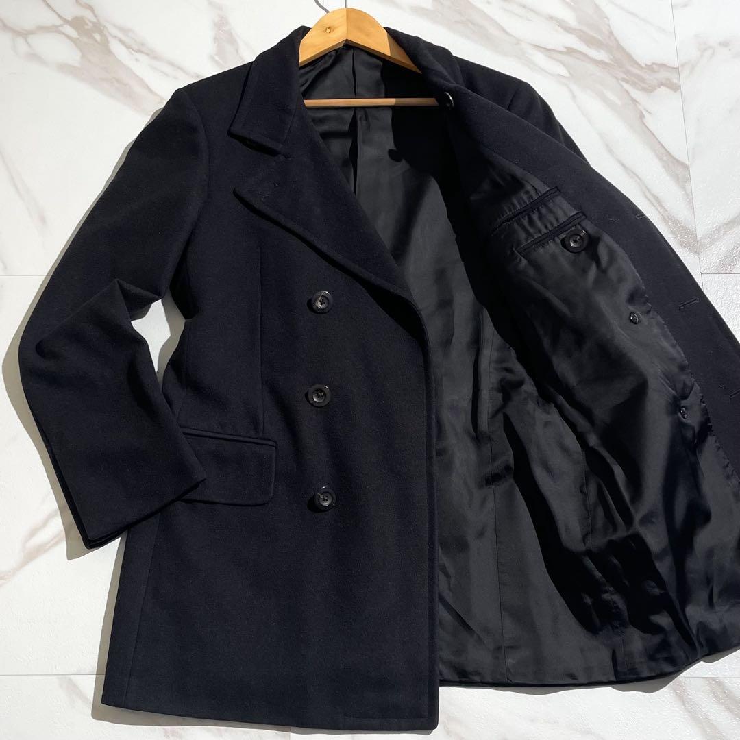 【極美品/M】GUCCI グッチ ロングコート トムフォード期 黒 メンズ44