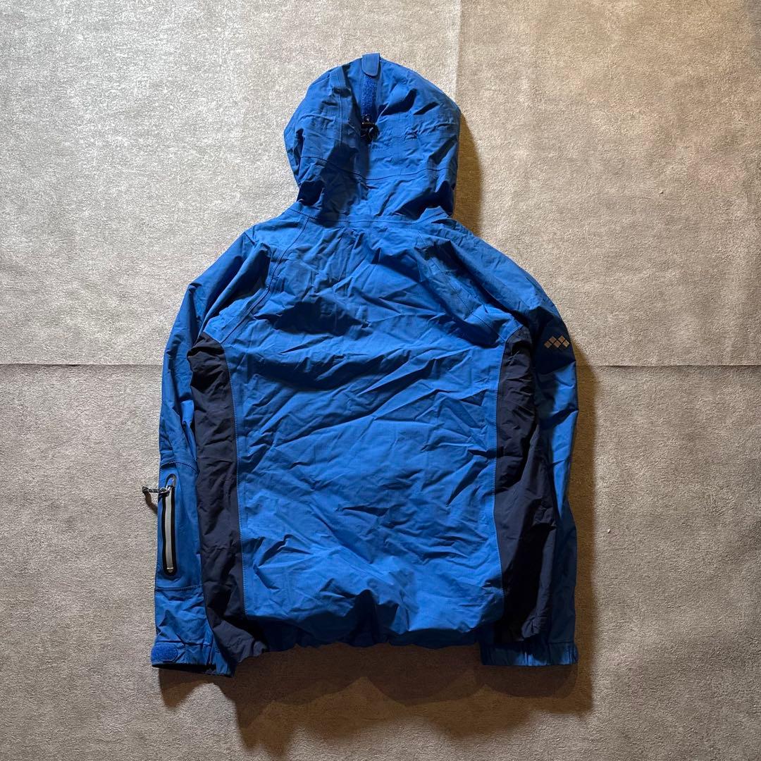 montbell ストームパーカ tech shell jacket S ブルー