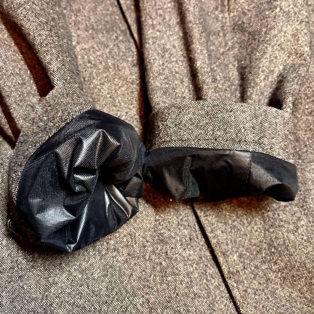 ポールスミス 着脱可能ライナー付 シングルトレンチコート メランジウール L 茶