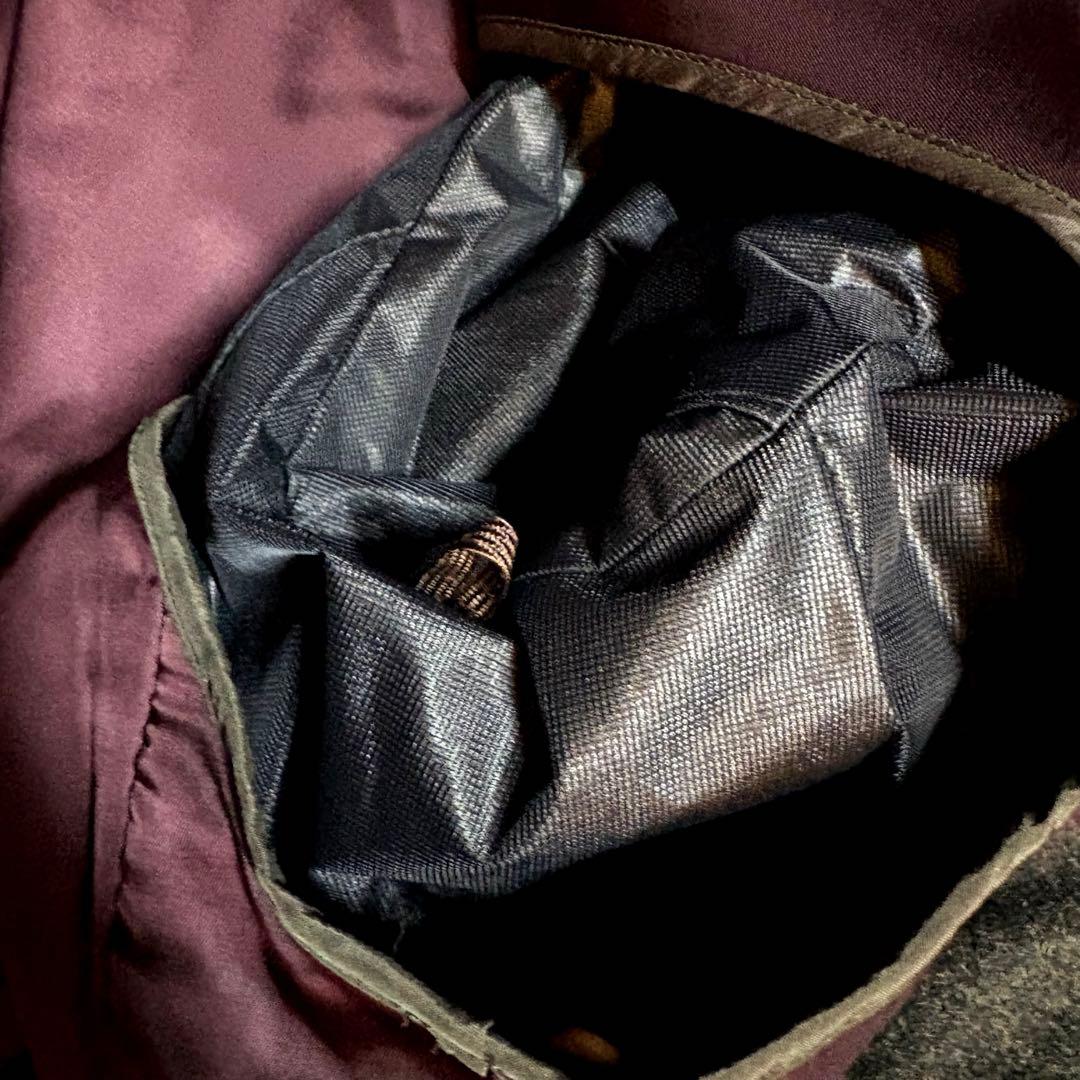 ポールスミス 着脱可能ライナー付 シングルトレンチコート メランジウール L 茶