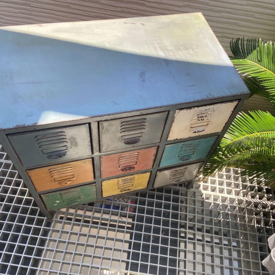 ブリキ製チェストボックス