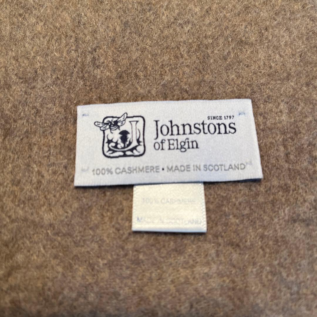 美品人気Johnstons of Elgin 100%カシミヤ ストール大判