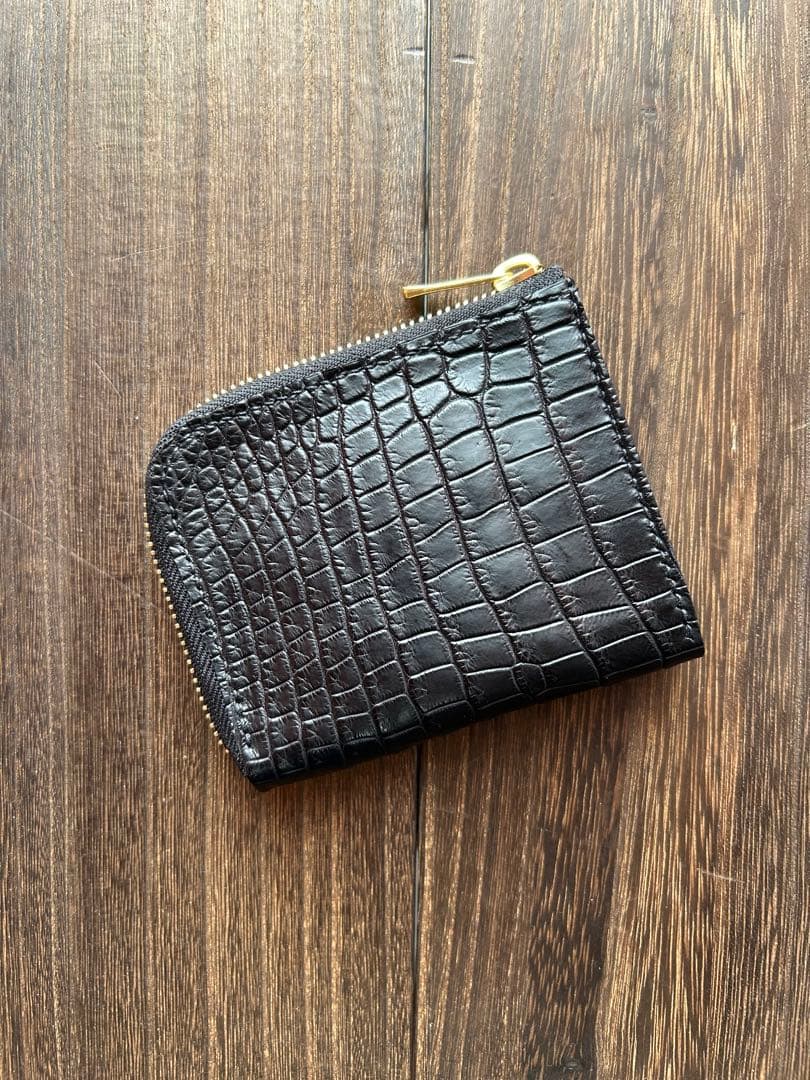 モンタンページ　クロコダイル　ポロサス　コンパクトウォレット