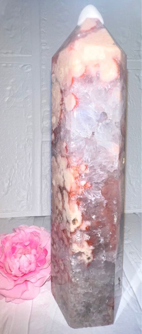 ⑰ピンクアメジスト♥️チェリーブロッサム♥️タワー♥️フラワーアゲート♥️桜瑪瑙♥️花瑪瑙