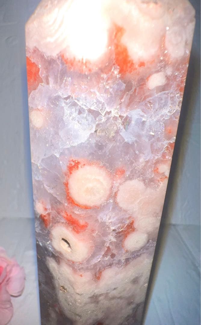 ⑰ピンクアメジスト♥️チェリーブロッサム♥️タワー♥️フラワーアゲート♥️桜瑪瑙♥️花瑪瑙