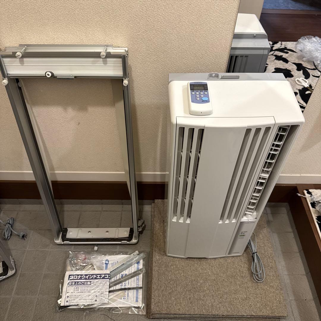 美品　コロナ CW-1620 窓用エアコン 2020年 リモコン付