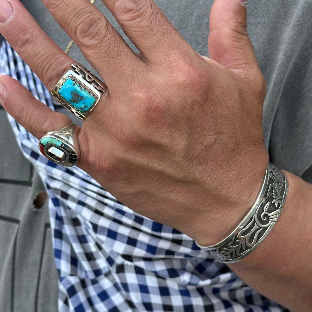 Don Dewa ズニ族 希少 18号 ドンデワ スピナーサンフェイス インレイ