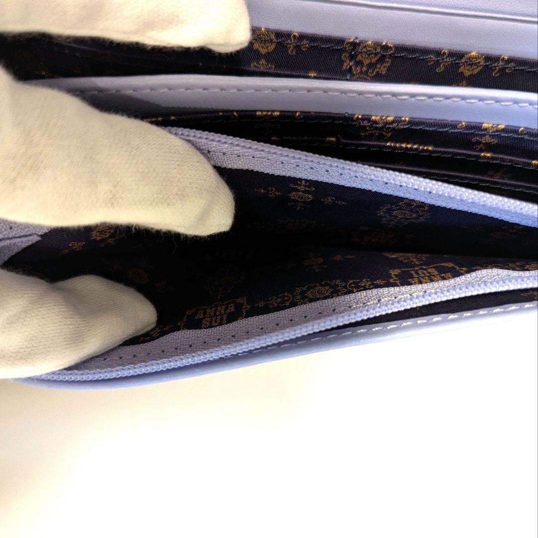 希少カラー♡ANNA SUI パピヨン　シンデレラカラー　二つ折り長財布　がま口