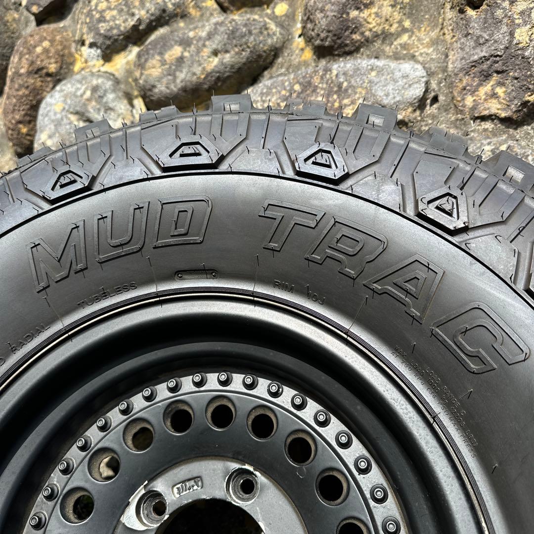 MAXTREK MUD TRAC 15インチタイヤホイールセット！4本 引き取り