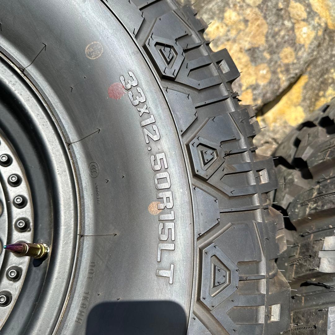 MAXTREK MUD TRAC 15インチタイヤホイールセット！4本 引き取り