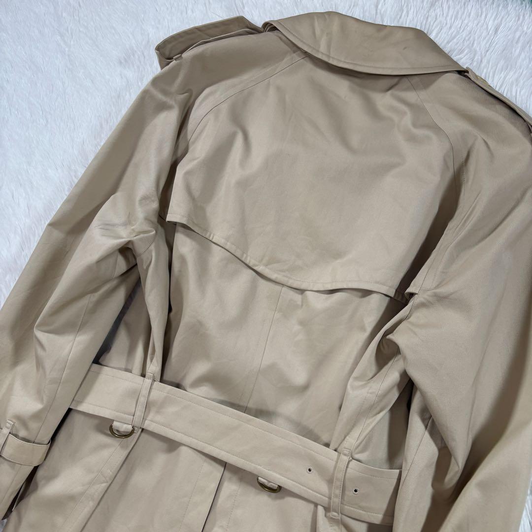 希少 80年代 バーバリー 英国製 トレンチコート ノバチェック ダブル