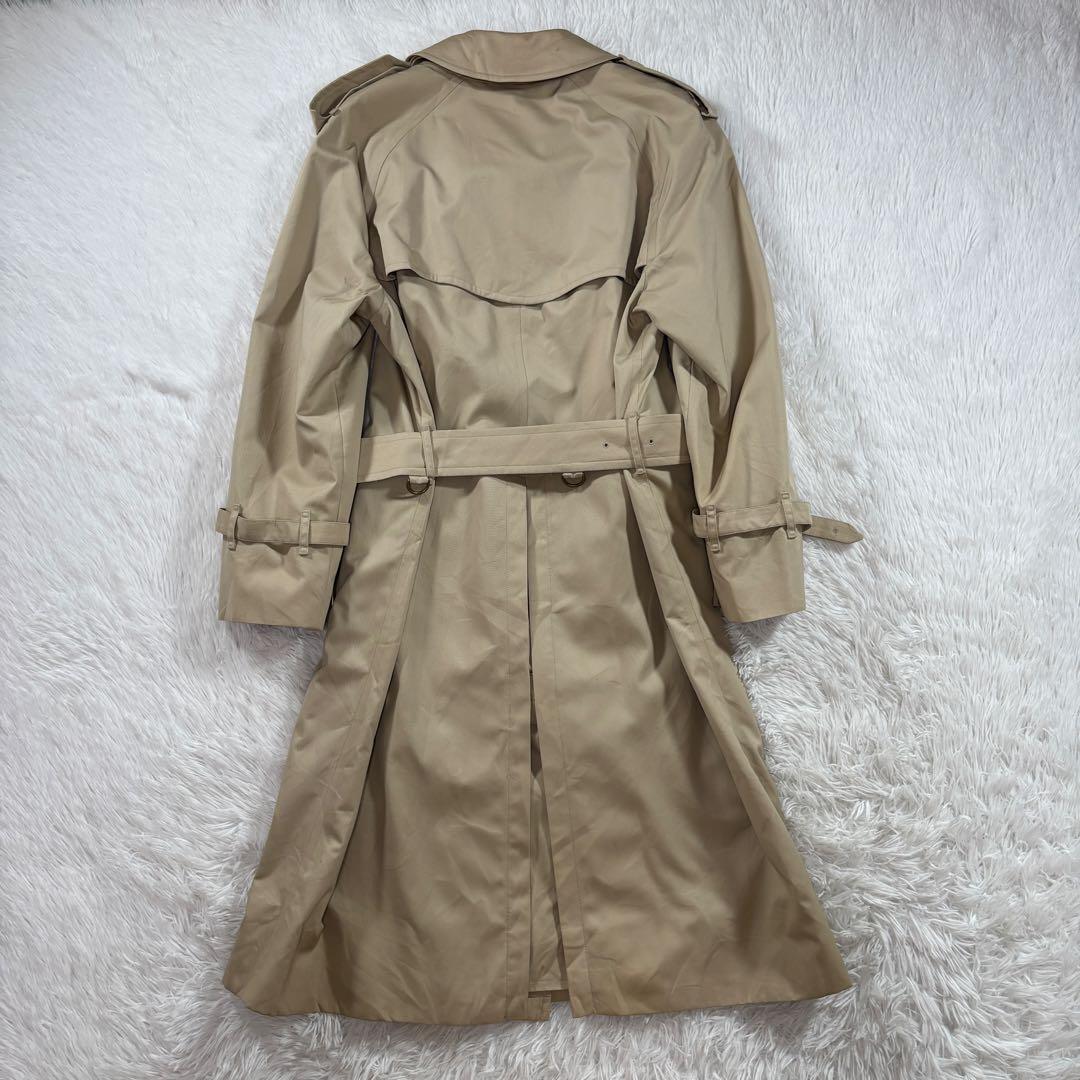 希少 80年代 バーバリー 英国製 トレンチコート ノバチェック ダブル