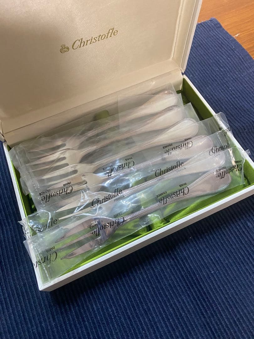 クリストフル　シルバーフォーク6本セット