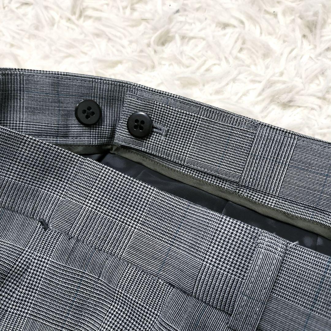 美品✨グリーンレーベルリラクシング カチリラ グレンチェック セットアップ XL