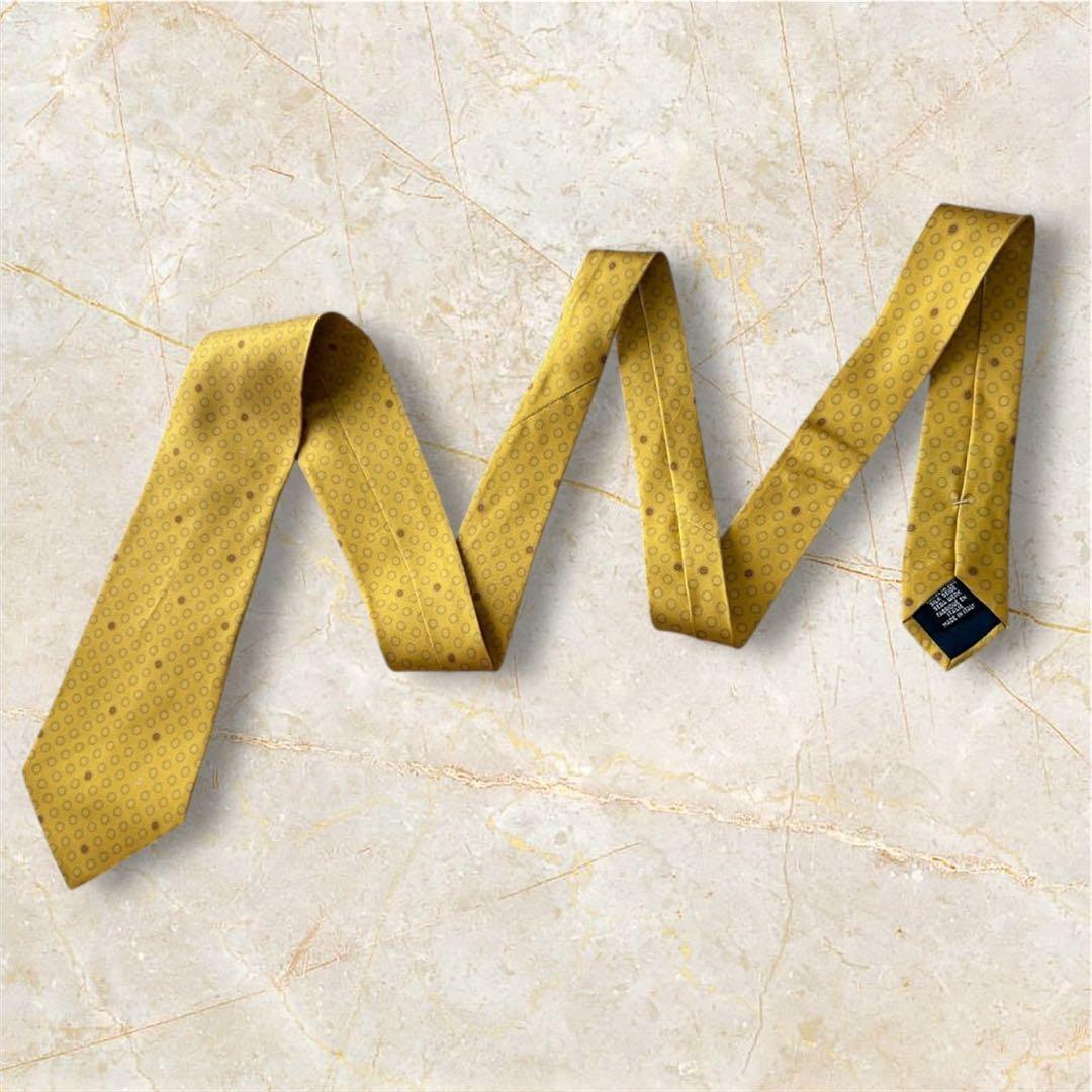 ガスティーノ様 ヴィンテージ シャネルシルク ネクタイ ゴールドチェーンタグ