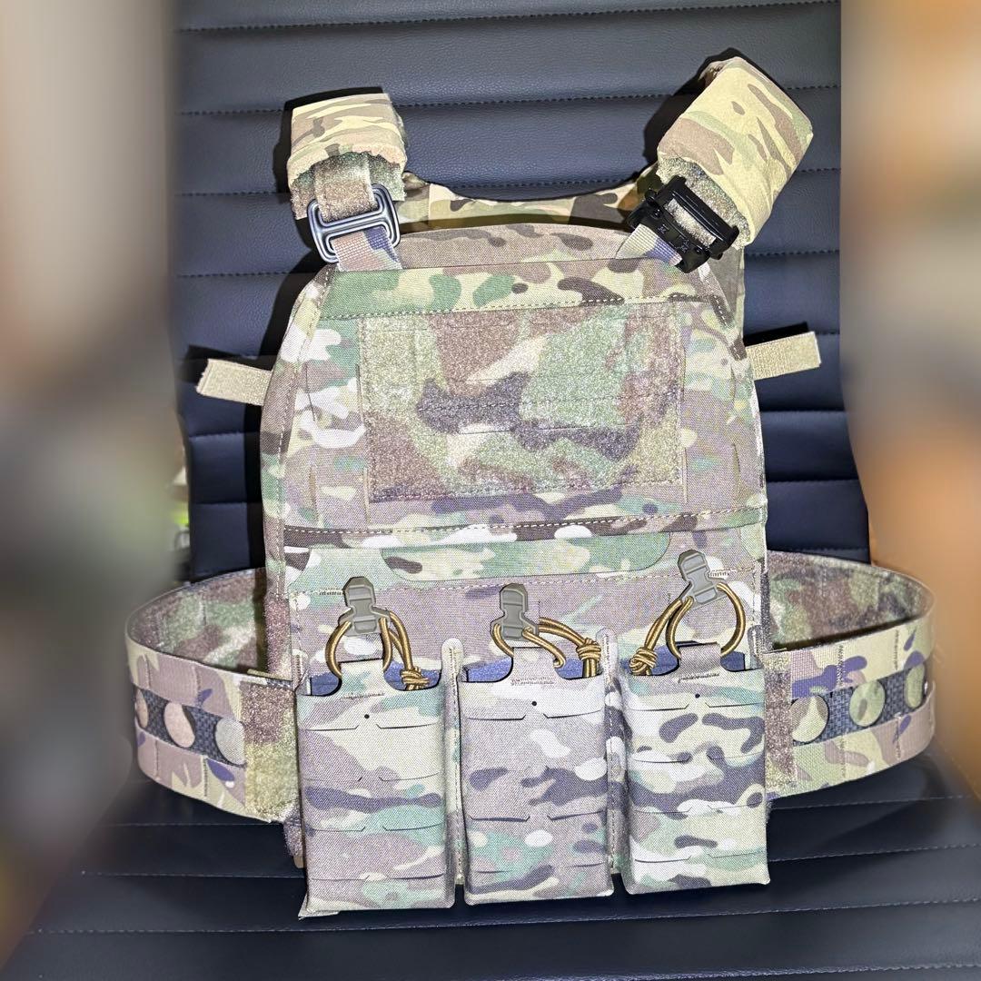 【FCPC V5タイプ】プレートキャリア フルセット　トリプルマグポーチ付き