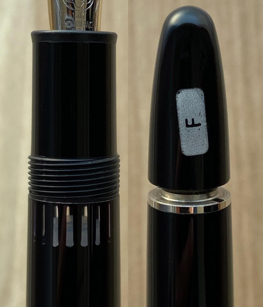 未使用に近い モンブラン ル・グラン プラチナP146 万年筆 14K 保証書付