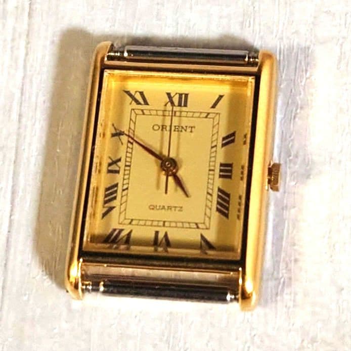 ORIENT オリエントクォーツ ジェミニスター 当時物 本体と純正尾錠