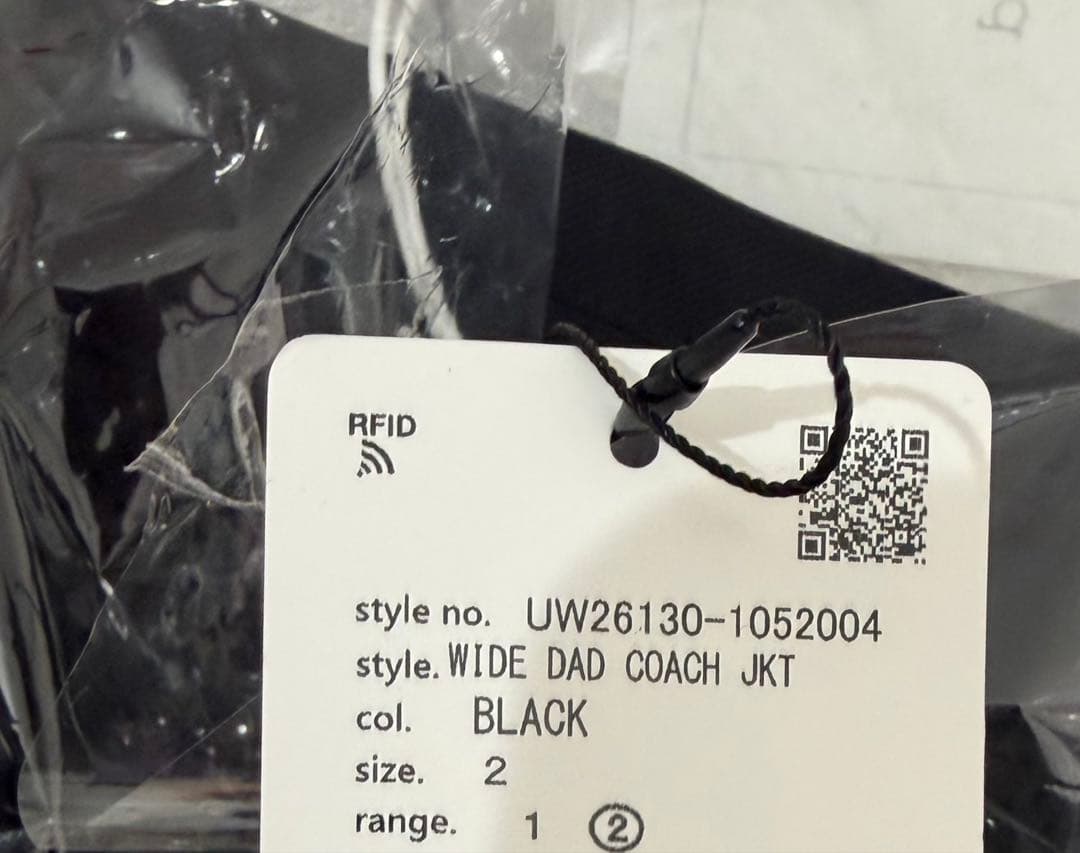 サイズ2 Wide Dad COACH JK POPUP 限定　ブラック