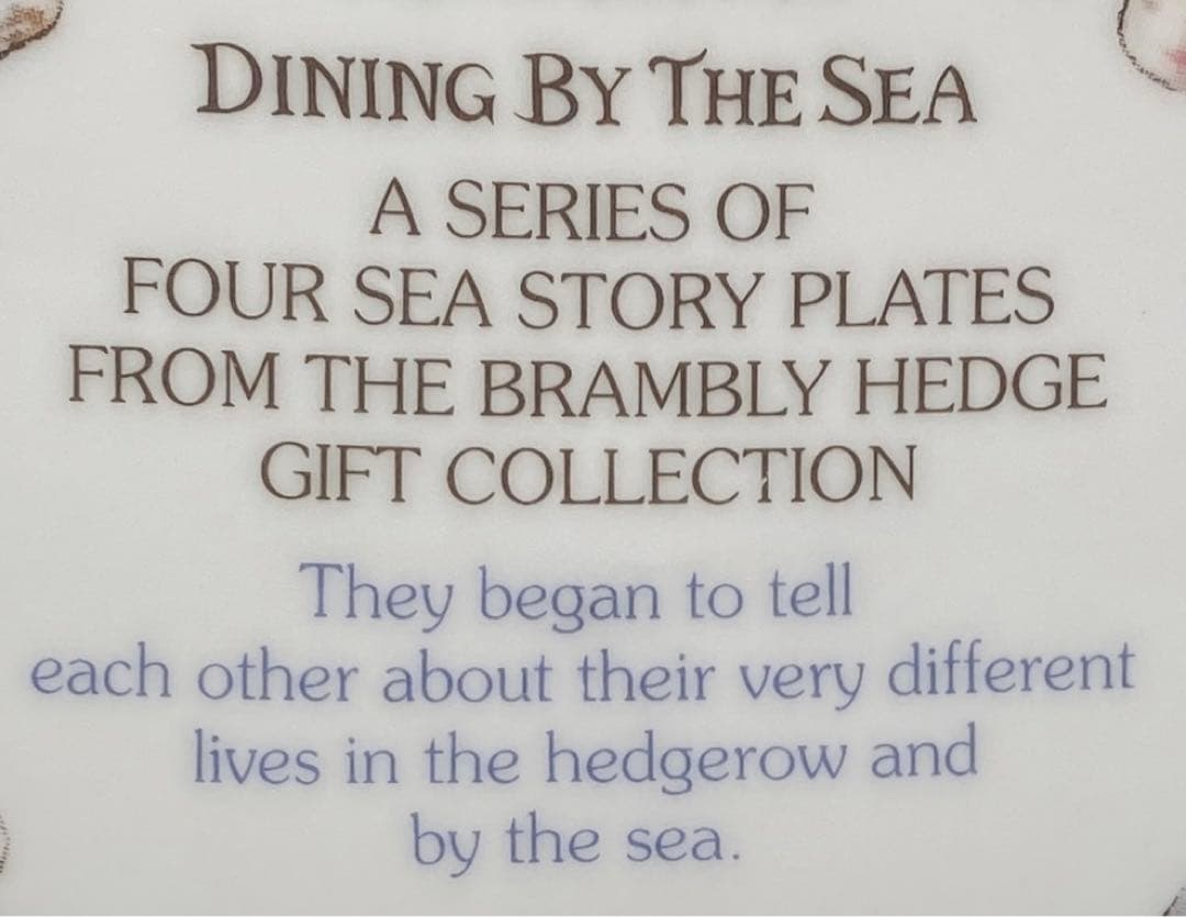 訳あり ブランブリーヘッジシーストーリー③ DINNING BY THE SEA