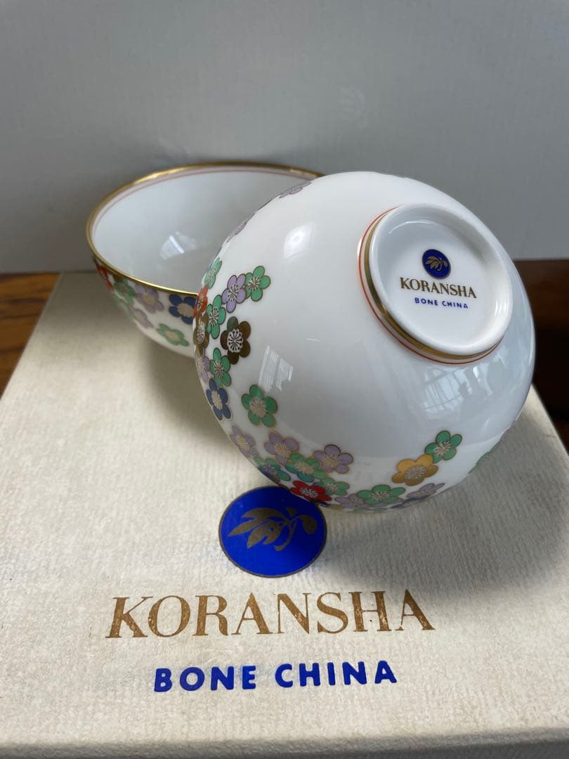 KORANSHA 金彩梅茶器セット