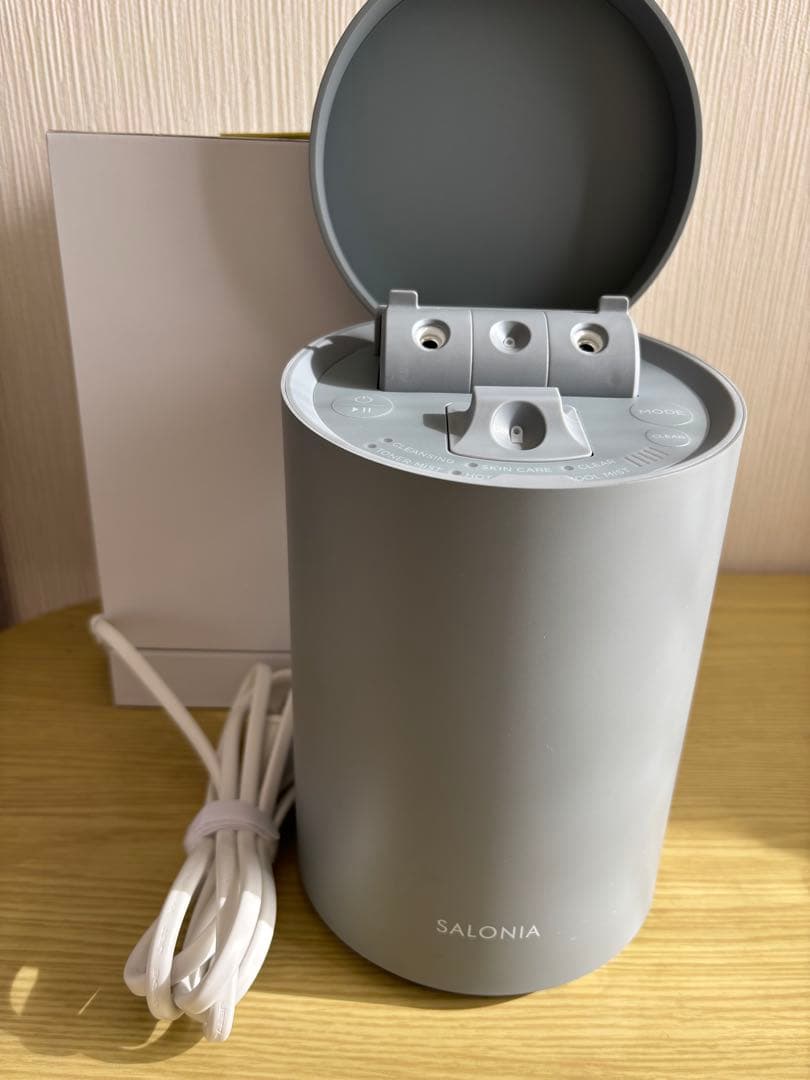 SALONIA サロニア ピュアブライトスチーマー グレー